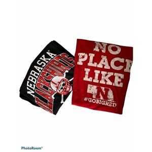 Nebraska Huskers Tees Set of 2 S